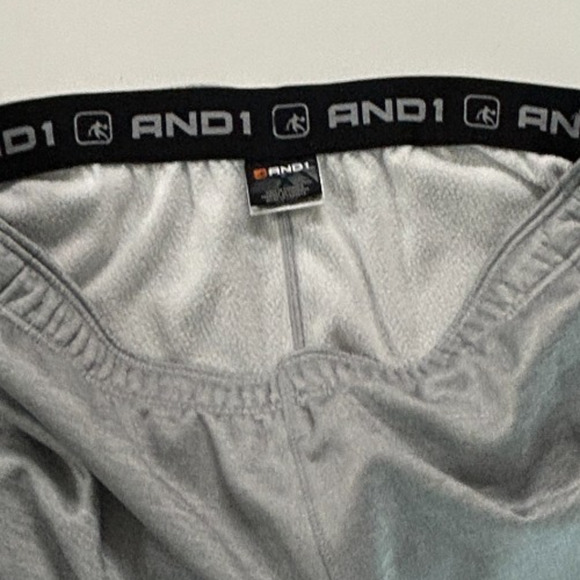 And1 Cargo Sweatpants Mens 3X Gray Fleece Lined Elastic Waist Drawstring - Picture 10 of 13